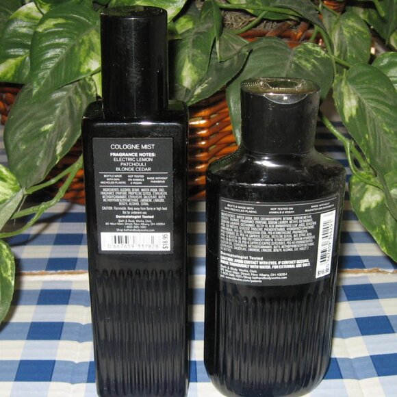 BBW Meens Collection Glory Cologne Mist 3 In 1 Hair Face Body Wash Lot of 2 nEW - Picture 3 of 3